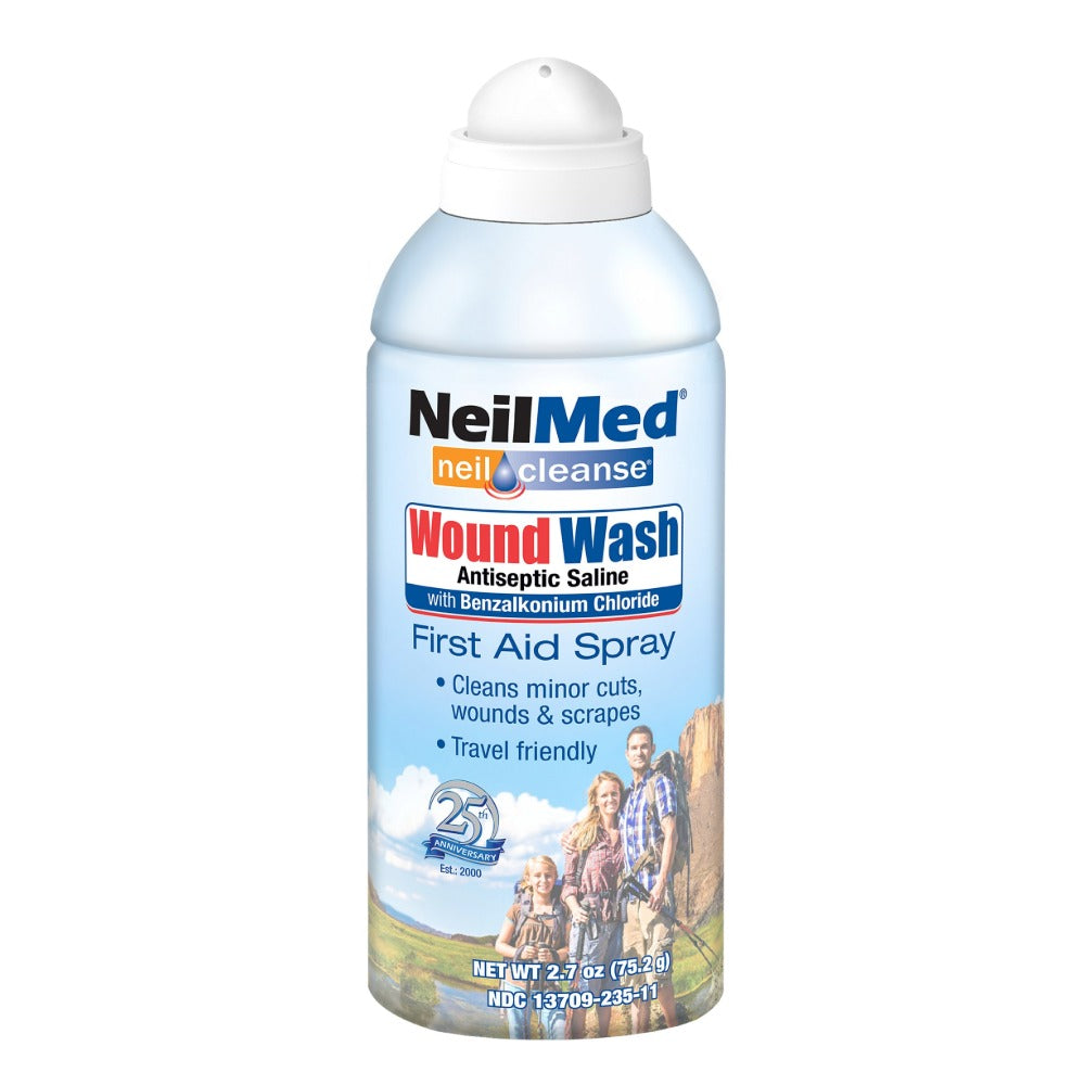 NeilMed Wound Wash First Aid Spray on a white background