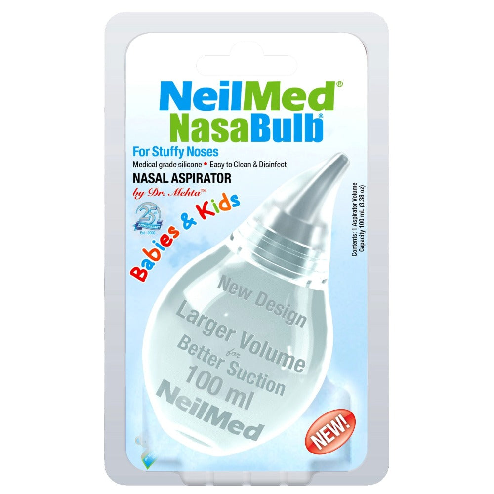NeilMed Nasabulb nasal aspirator packaging on a white background