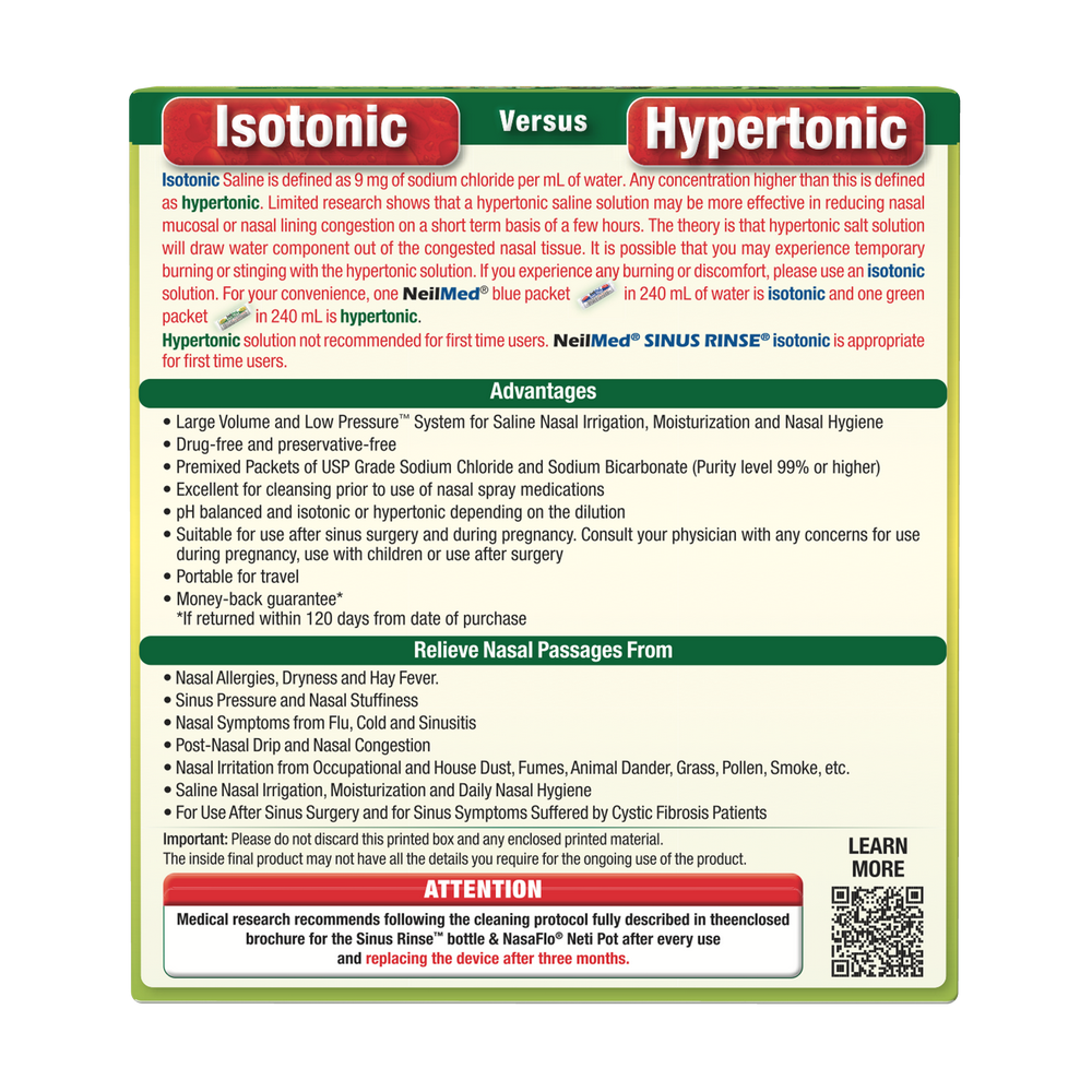 Comparison chart between Isotonic and Hypertonic saline solutions on a white background