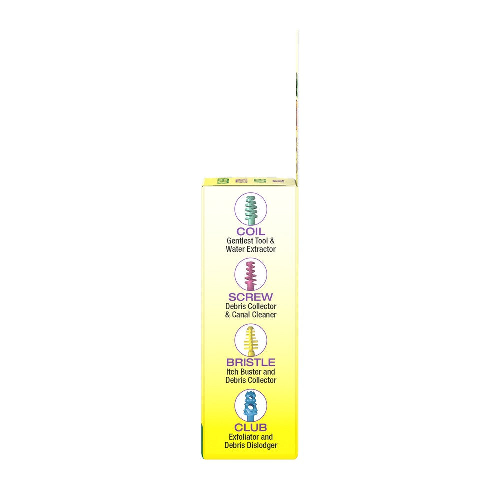 Product packaging with text on a white background