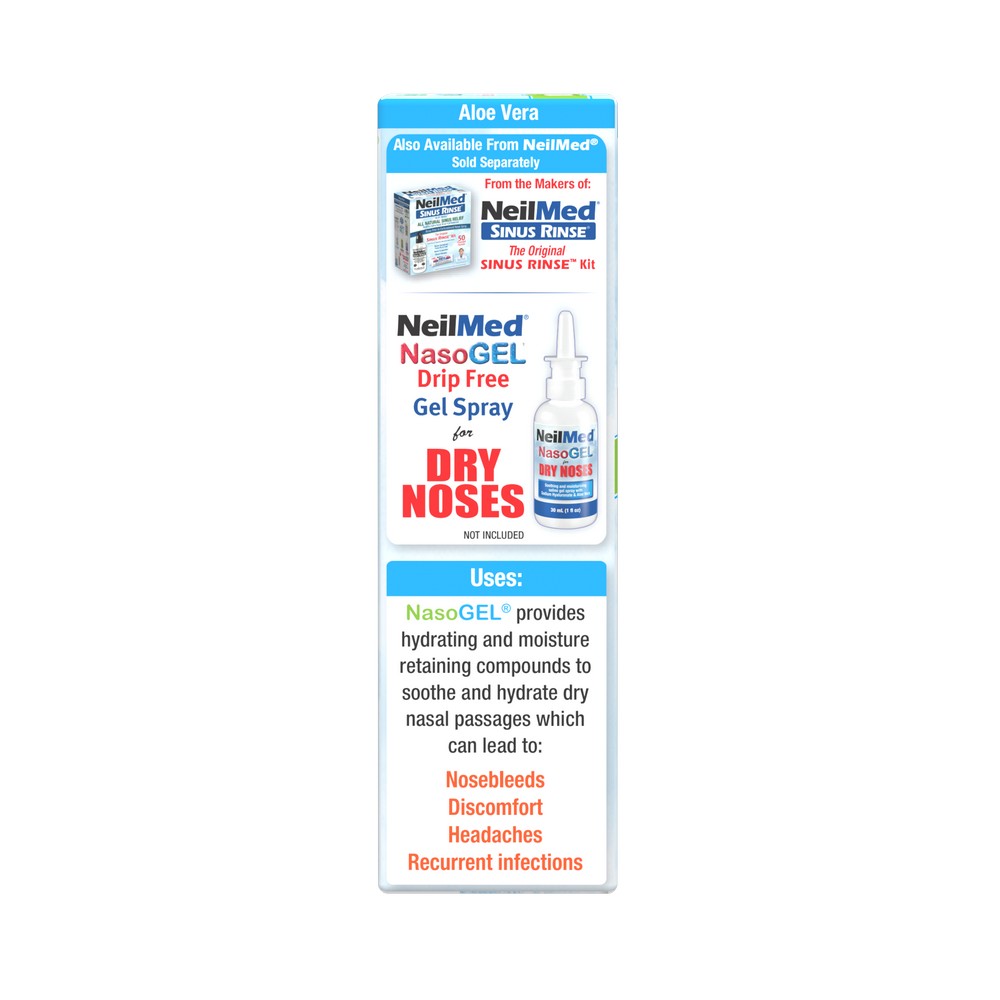 NeilMed NasoGEL Drip Free Gel Spray packaging on a white background