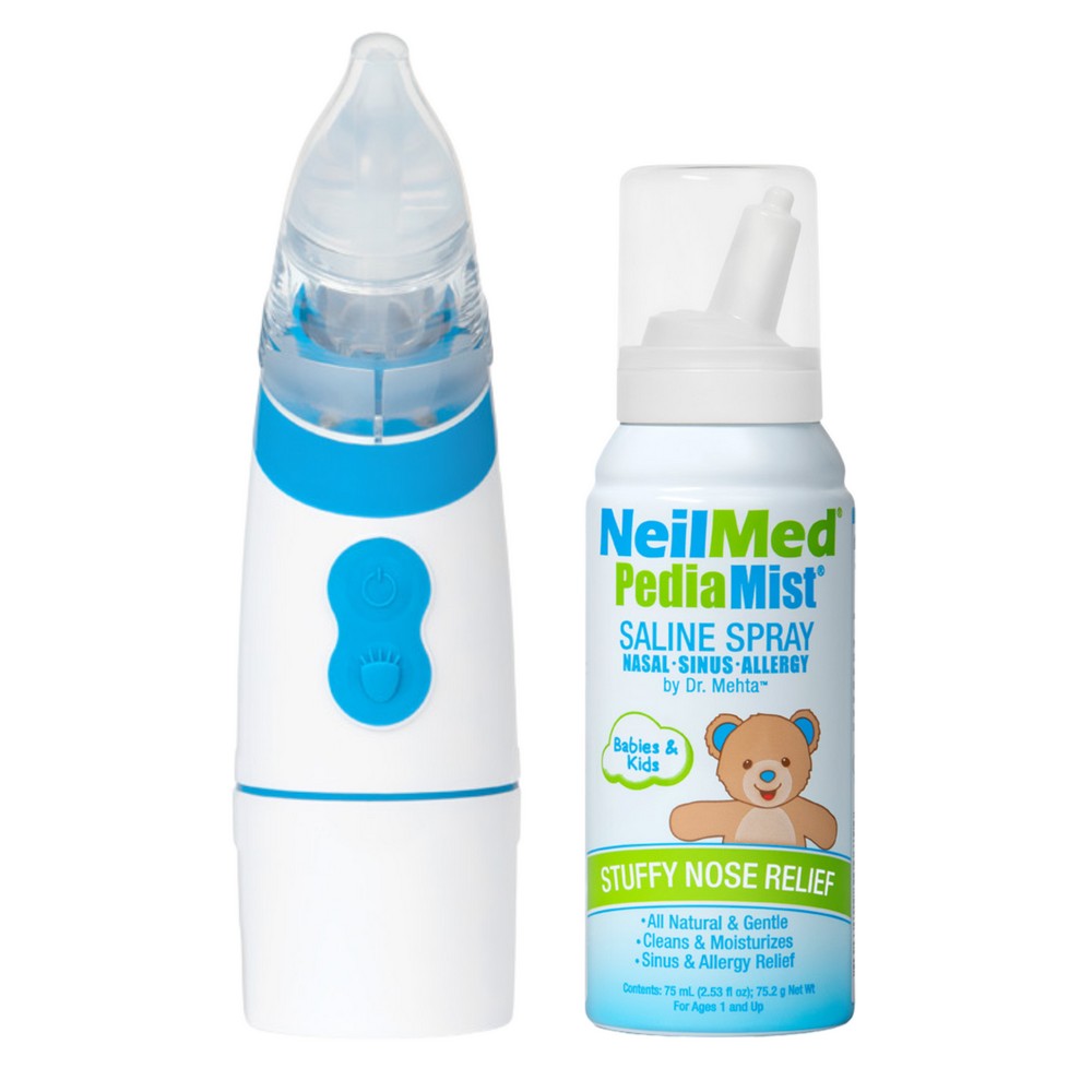 Two nasal care products on a white background