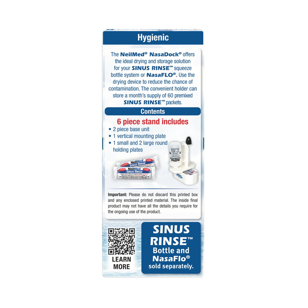 NeulMed NasaDock packaging with text and images on a white background