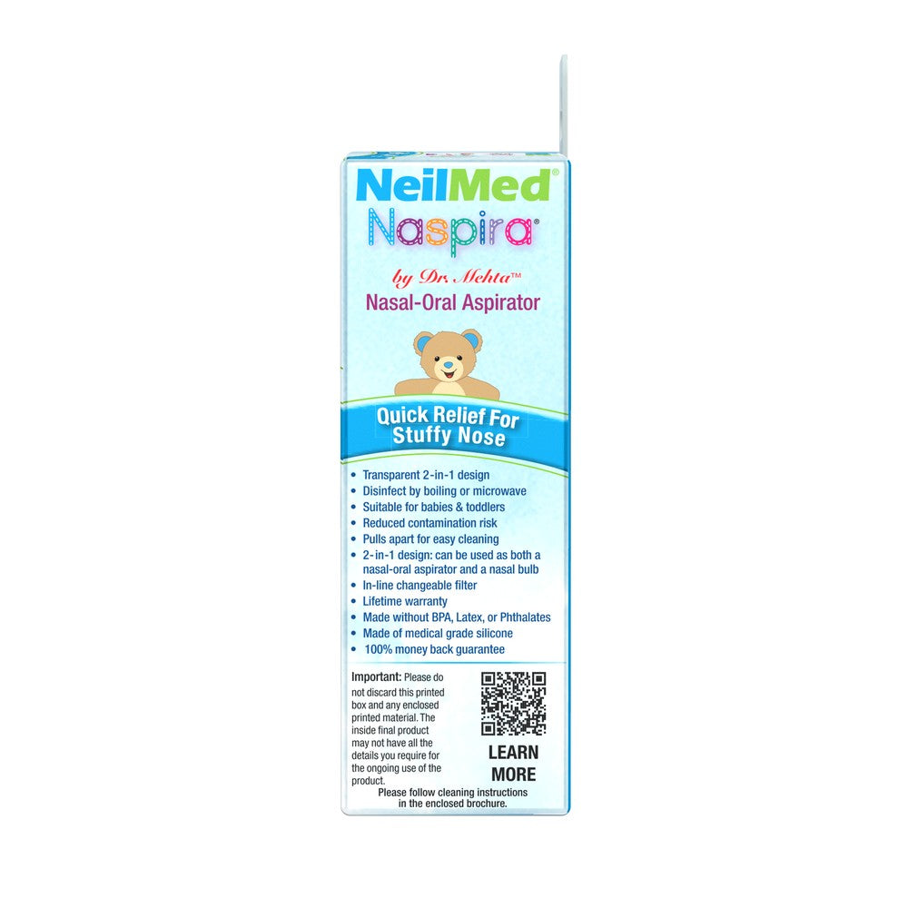 NeilMed Naspira nasal aspirator packaging on a white background
