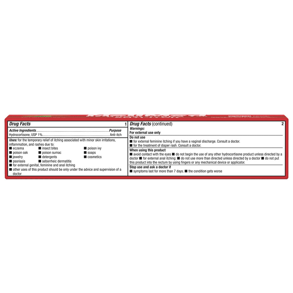 Drug facts label on a white background