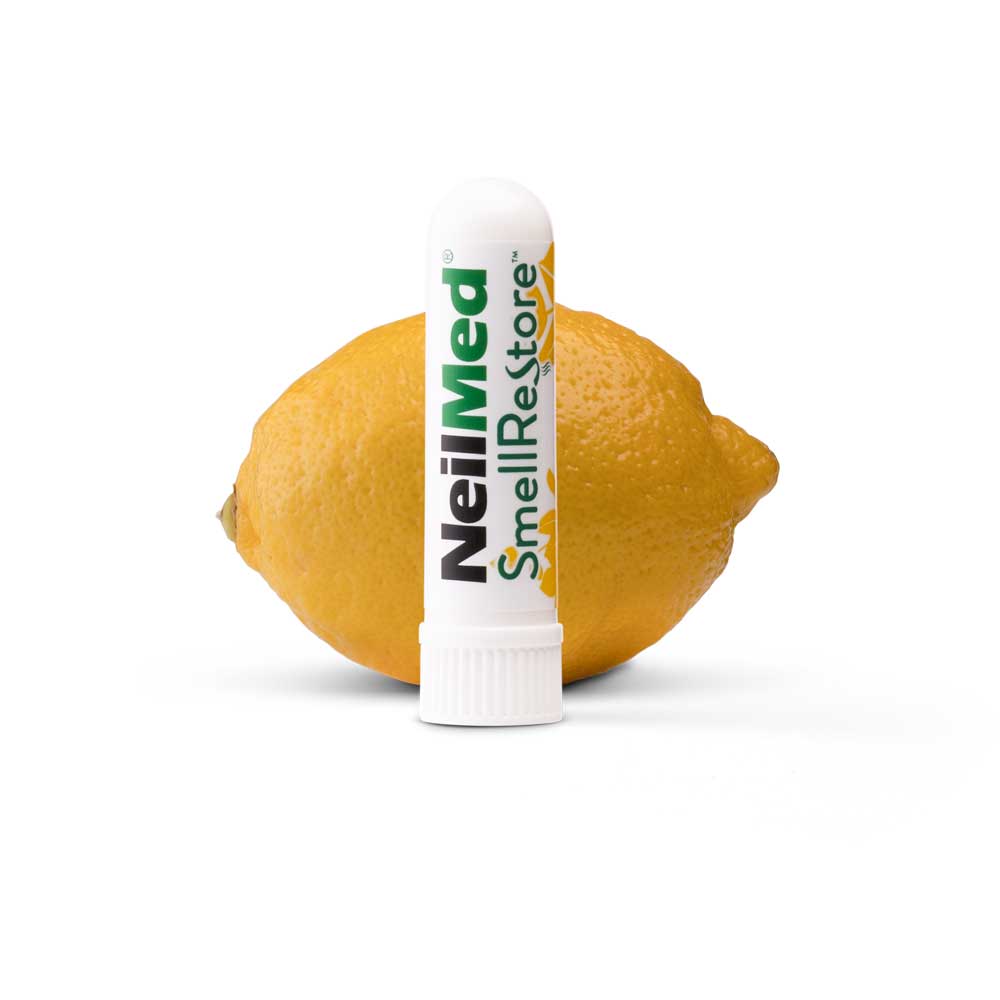 Inhaler with lemon